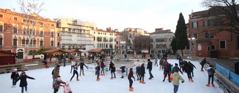 Ice Skating in Venice