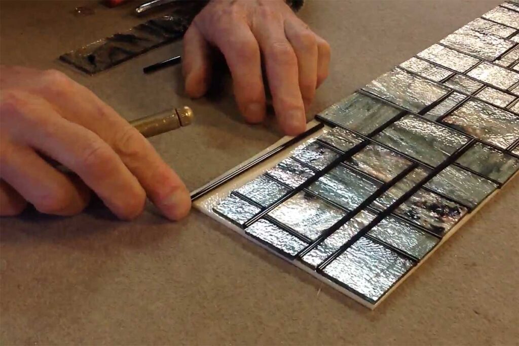 handmade murano glass processing