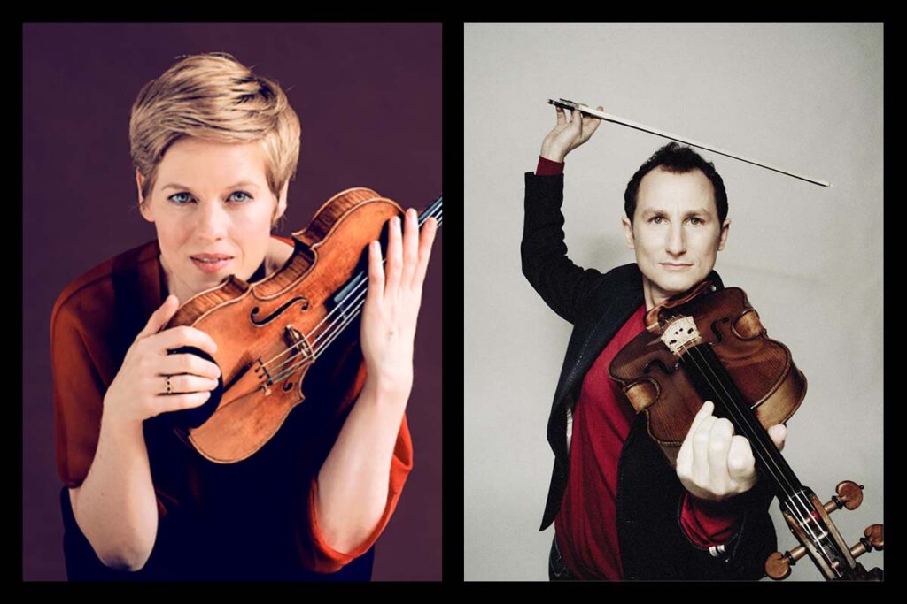 Isabelle Faust and Antoine Tamestit