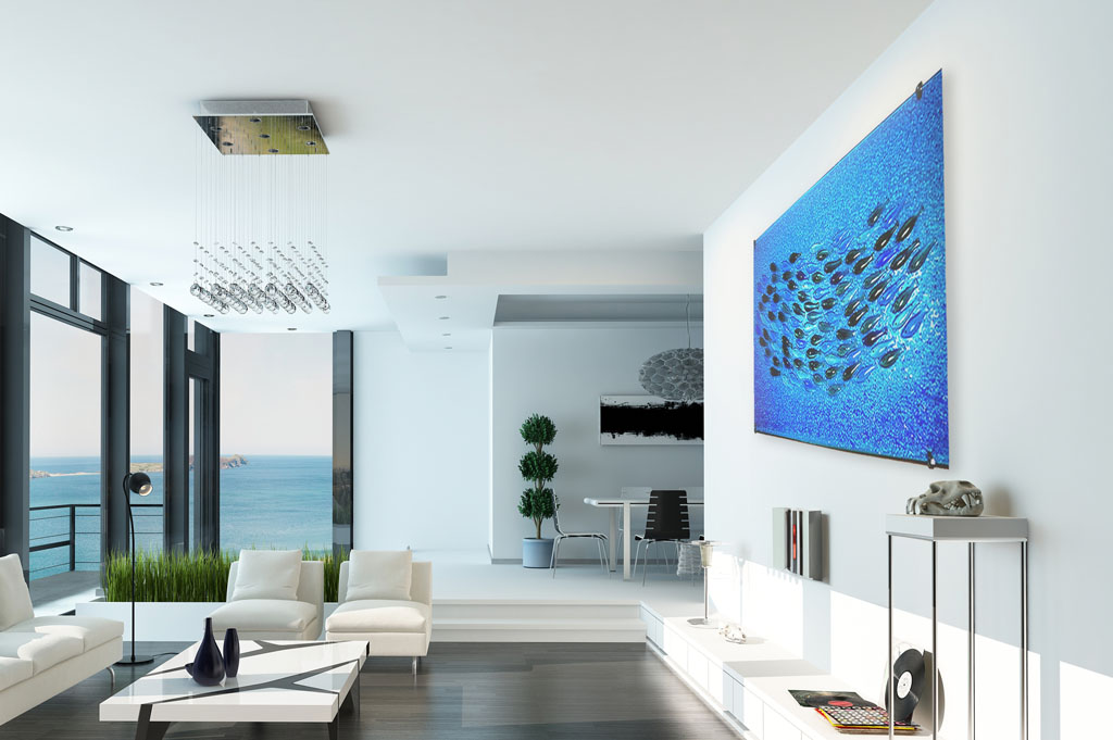 oceano wall glass decoration 